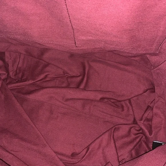 FRYE “VIVIAN” BURGUNDY LEATHER FRINGE BOHO PURSE - Picture 6 of 11